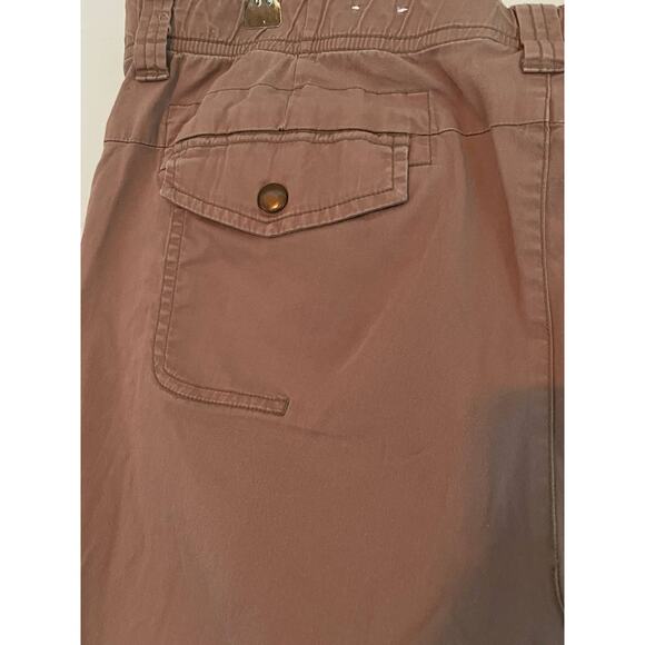 Magellan Sportswear Khaki Crop Cargo with Camo Cuff Pants 12 - Picture 7 of 8